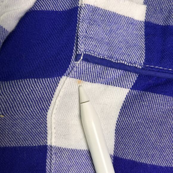 J Crew Flannel Shirt Womens Small Plaid Button Up Fall Layers Staple Capsule - Picture 5 of 8